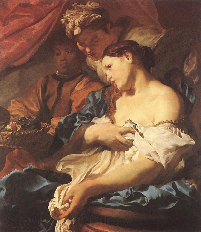LISS, Johann The Death of Cleopatra sg Germany oil painting art